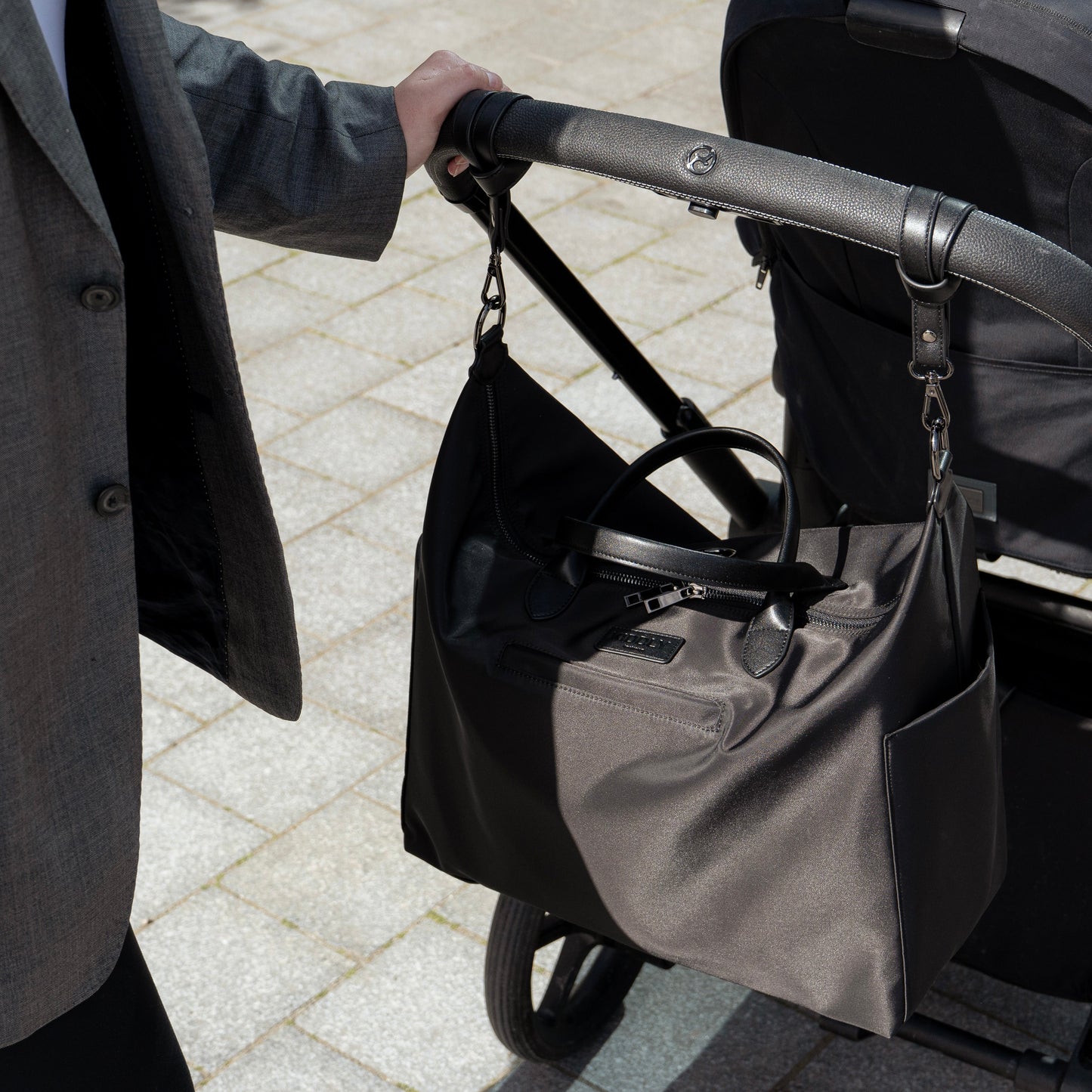 Přebalovací taška - nylonová černá